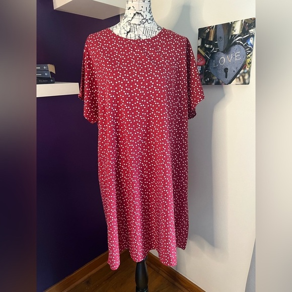 emery rose Dresses & Skirts - 7 for $30 Plus Size Emery Rose Heart Print Dress